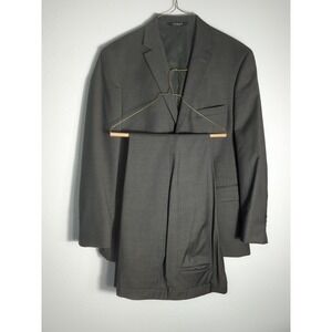 Jos. A. Bank Traveler Mens wool Suit Charcoal Grey 2 Button Blazer Trousers Set